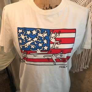 Keith Haring Foundation American T shirt